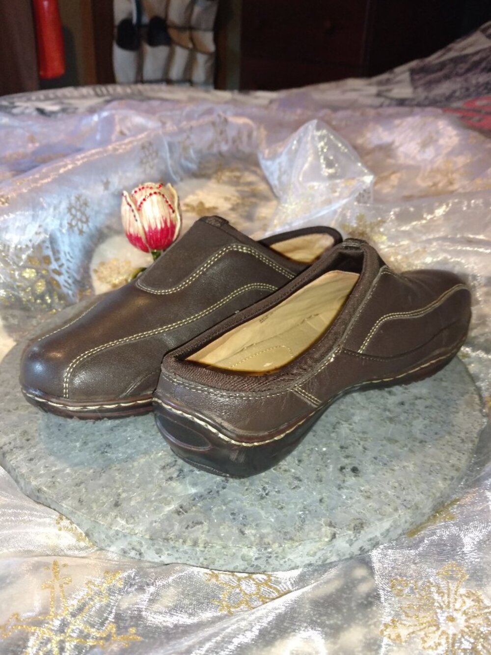 Bjorndal Athens Brown Clogs 6 - Picture 12 of 12